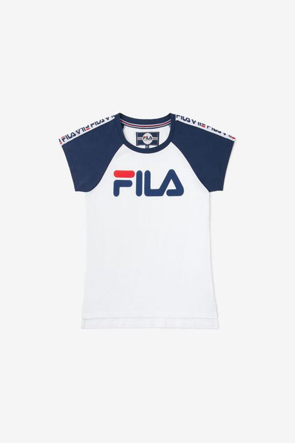 Camisetas Fila Niños Blancas - Baseball - España 016394XBZ